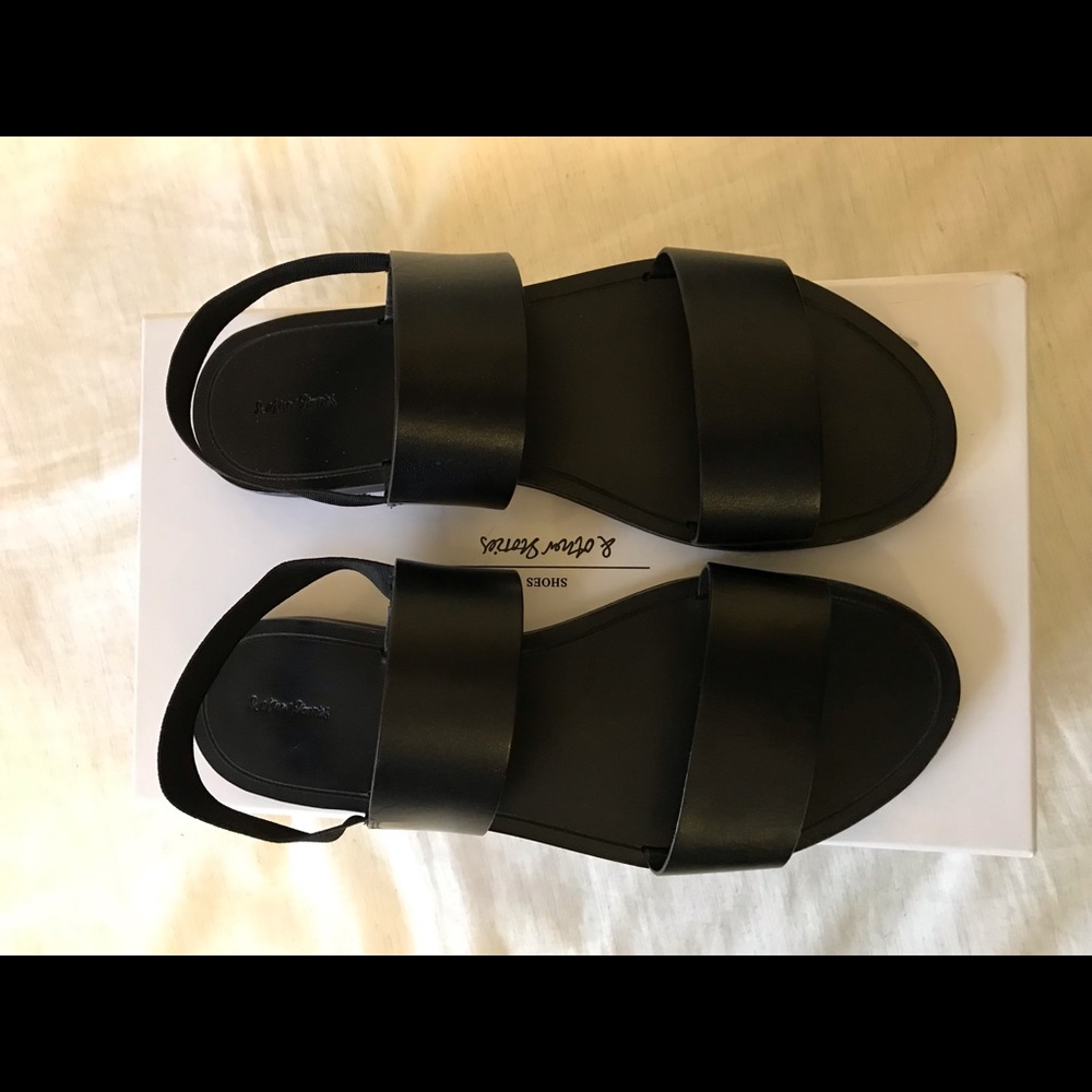 & Other Stories Strappy Slingback Leather Sandals